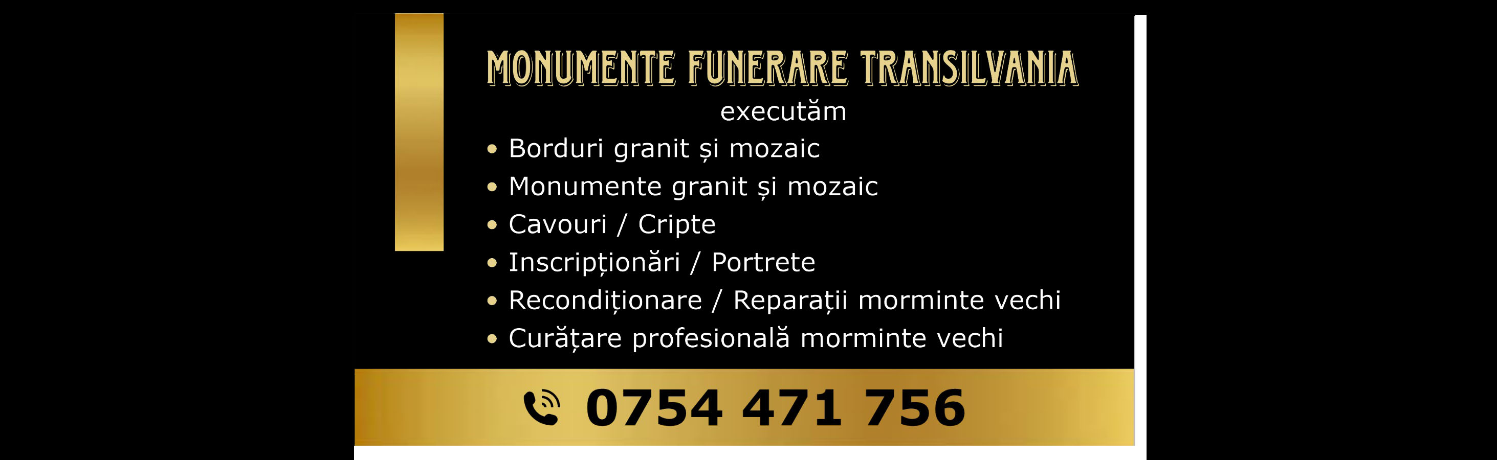 Monumente Funerare  - Servicii Funerare din Axente Sever